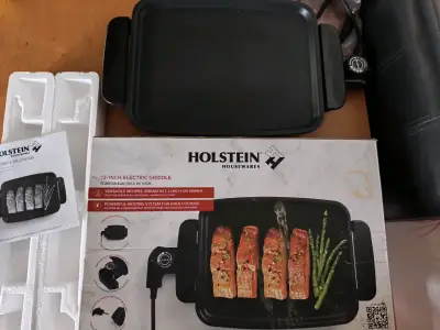 Plancha Eléctrica Holstein Usada Como Nueva - miniatura 3