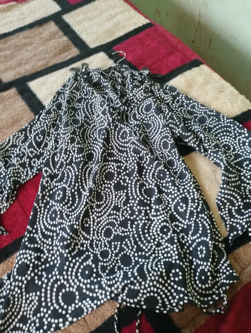 Blusa sin mangas con estampado, pescadoras de jean - 2