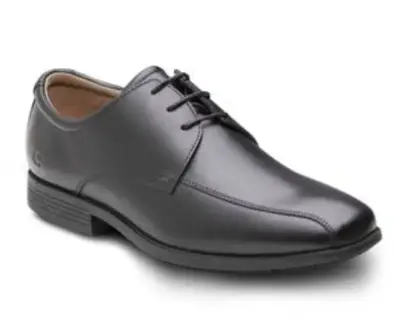 Zapatos formales de cuero negro para hombre - miniatura 1