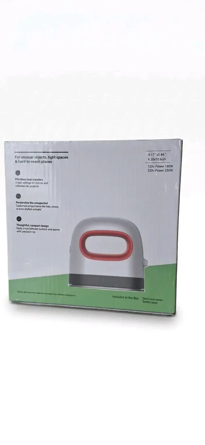 Mini plancha térmica compacta para estampar DTF. - 5