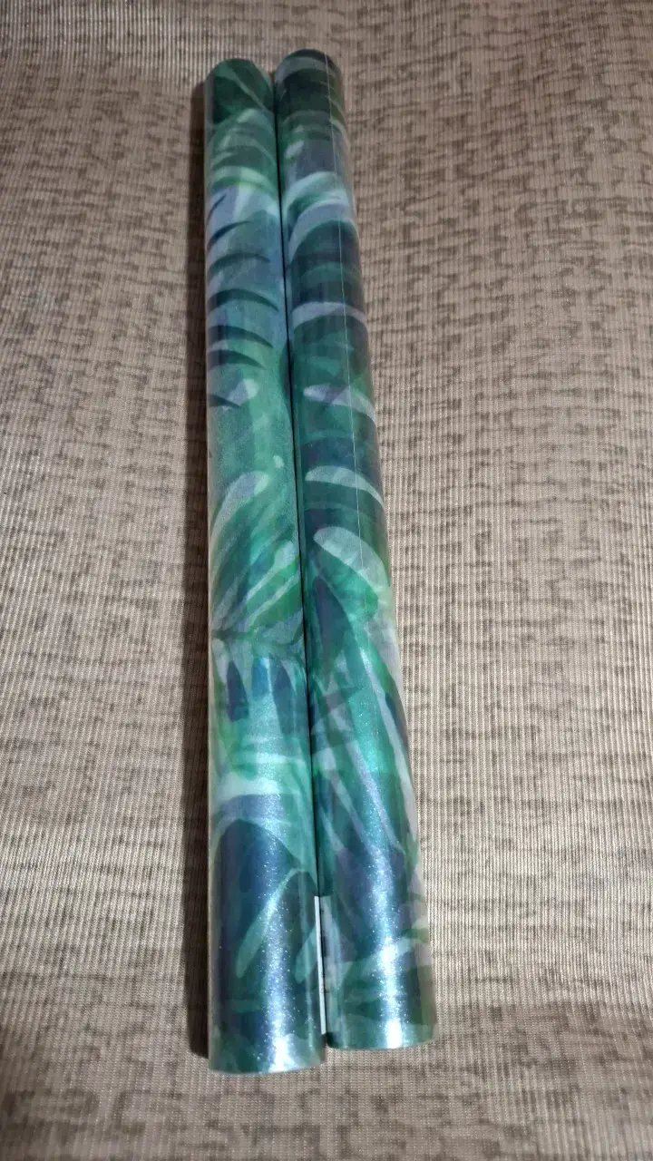 Vinilo para ventanas  ; enpavonado hojas verdes - 2