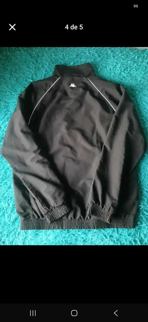Chaqueta deportiva negra Kappa para hombre - 3