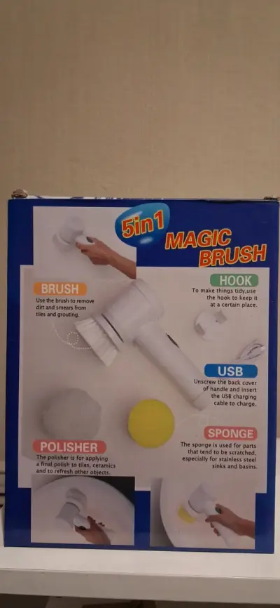 Cepillo Eléctrico 5 en 1 para Limpieza Tasbel - miniatura 6