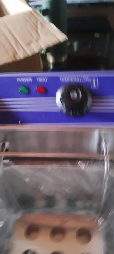 Freidora eléctrica de acero inoxidable con control de temperatura - miniatura 5