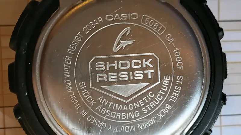 Reloj Casio G-Shock Negro Resistente - 3