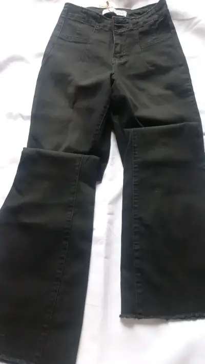 Pantalones negros Blugirl de mujer - miniatura 2