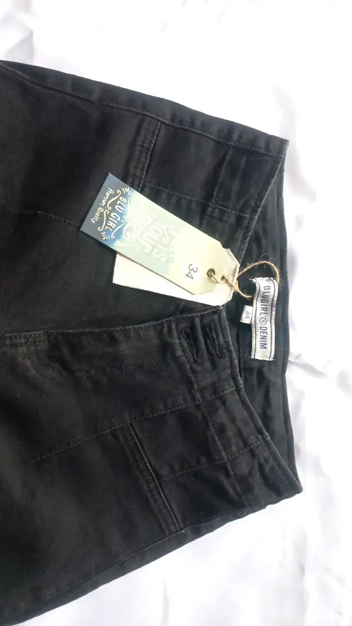 Pantalones negros Blugirl de mujer - 4
