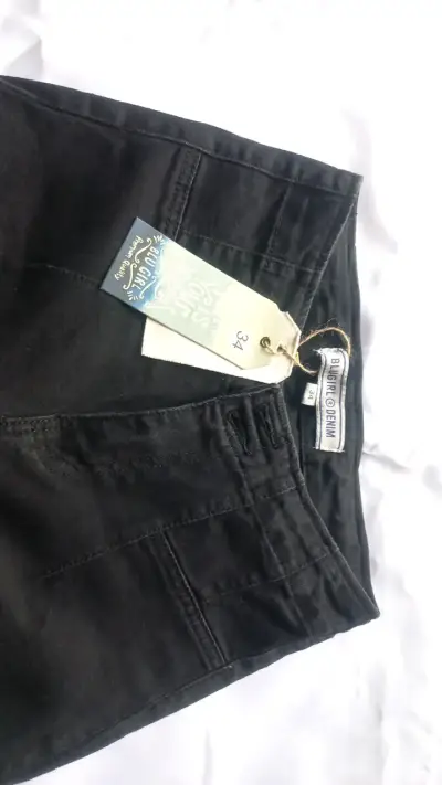 Pantalones negros Blugirl de mujer - miniatura 4