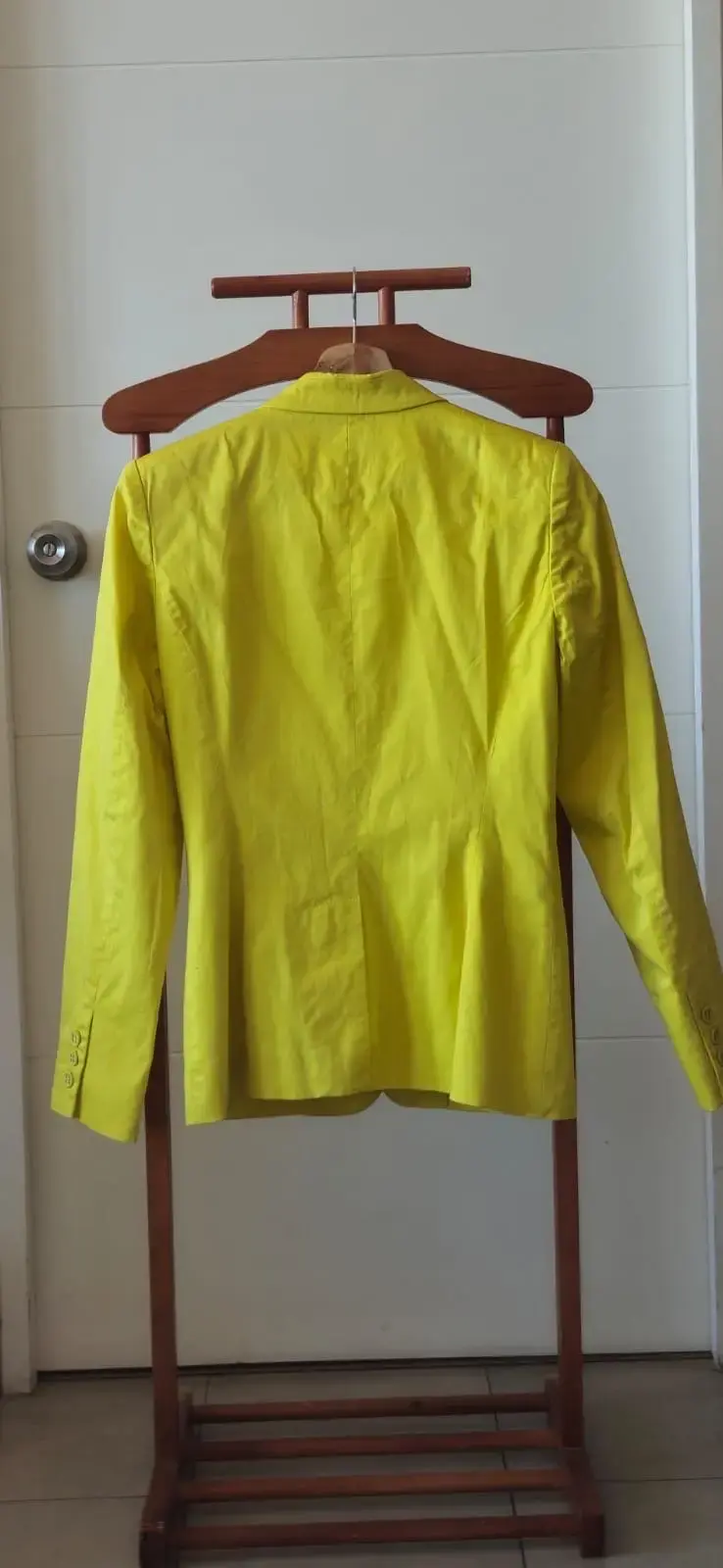 Blazer amarillo para mujer talla 38 - 2