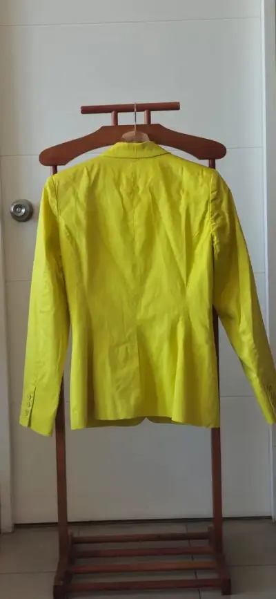 Blazer amarillo para mujer talla 38 - miniatura 2