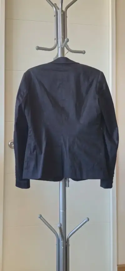 Blazer negro para hombre Fashion Academy - miniatura 2