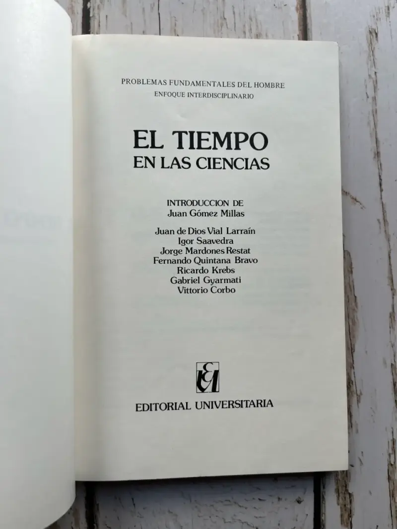 'El Tiempo en las Ciencias' problemas fundamentale - 3