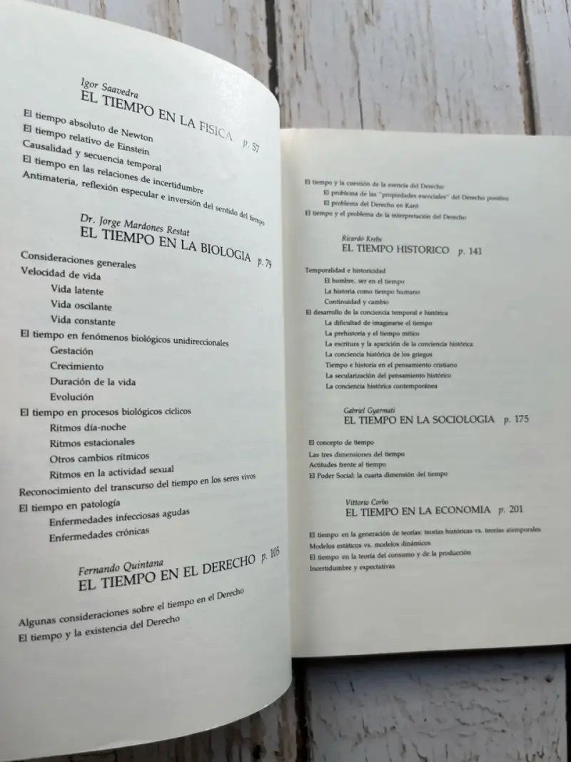'El Tiempo en las Ciencias' problemas fundamentale - 4
