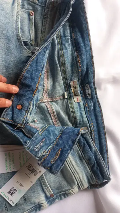 Jeans Guess para mujer azul claro - miniatura 2