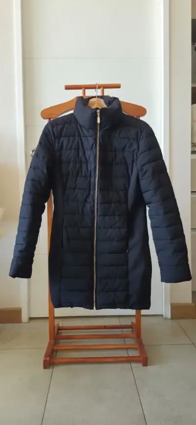 Abrigo acolchado negro para mujer talla M - miniatura 1