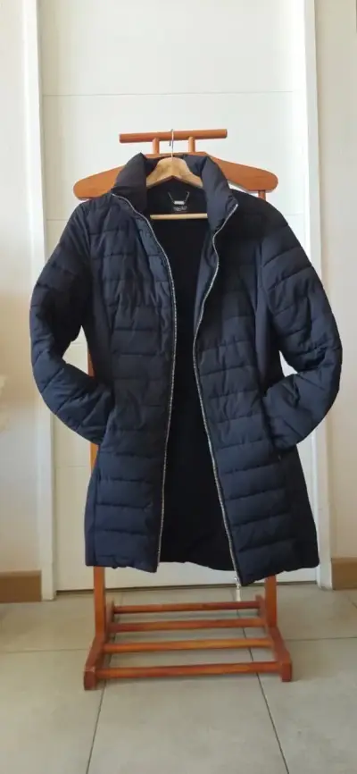 Abrigo acolchado negro para mujer talla M - miniatura 2