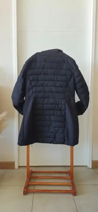 Abrigo acolchado negro para mujer talla M - miniatura 3