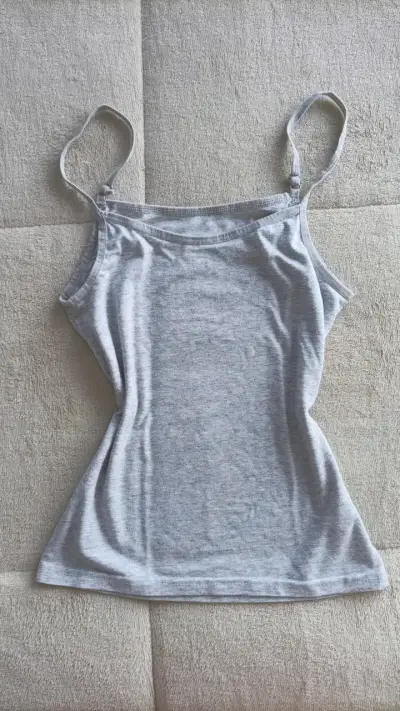 Polera sin mangas gris Cherokee talla M - miniatura 1