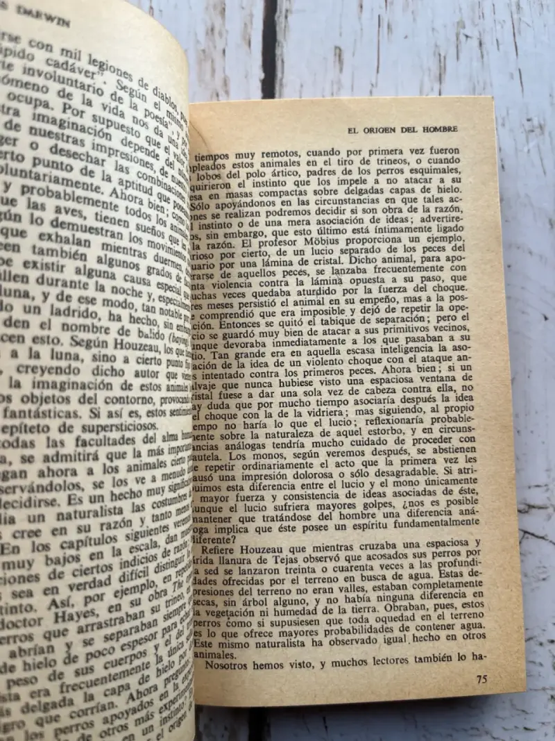 El Origen del Hombre de Darwin y la selección en - 5