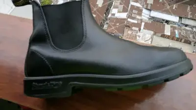 Botas Chelsea de cuero negro Blundstone - miniatura 1