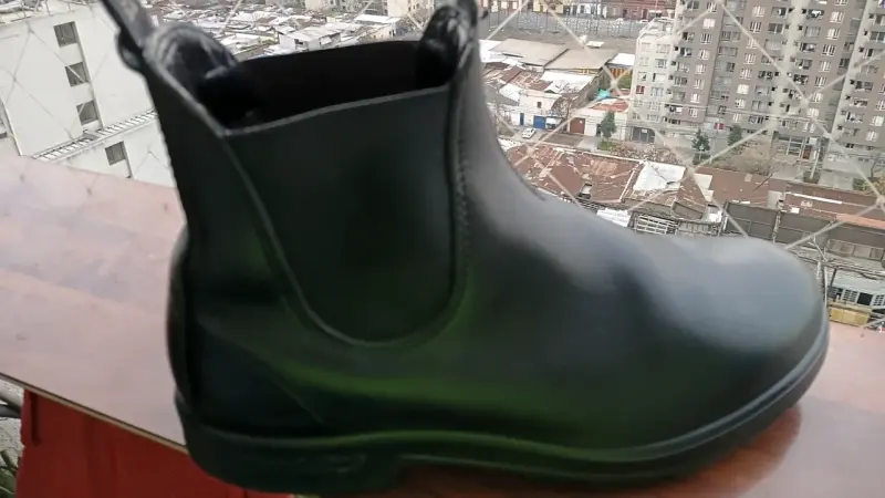 Botas Chelsea de cuero negro Blundstone - 5