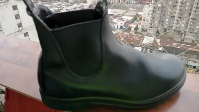 Botas Chelsea de cuero negro Blundstone - miniatura 5
