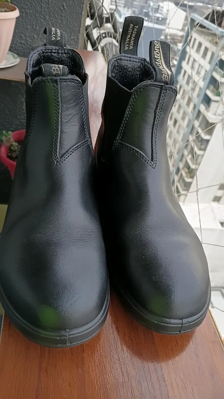 Botas Chelsea de cuero negro Blundstone - 6