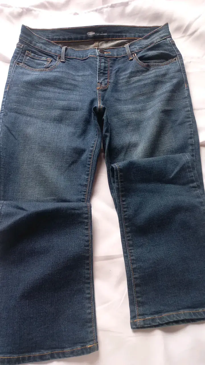 Jeans azul oscuro Old Navy para mujer - 2