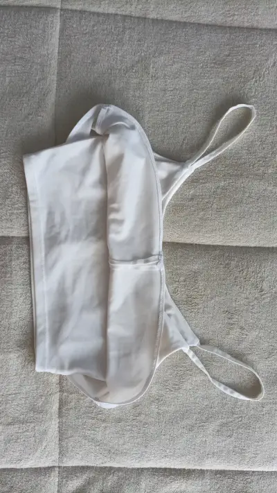 Top blanco de tirantes Zara - miniatura 4