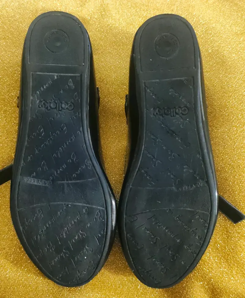 Zapatos de charol negros para niña talla 33 - 2