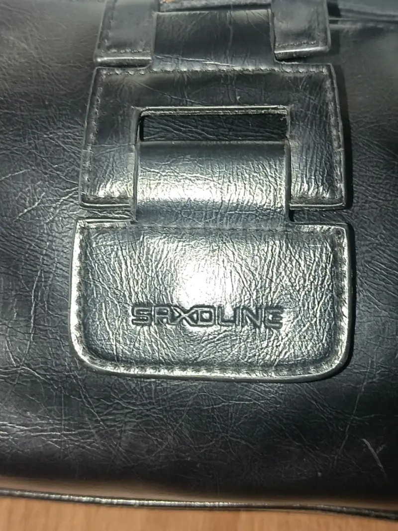 Cartera de cuero negro elegante para mujer - 3