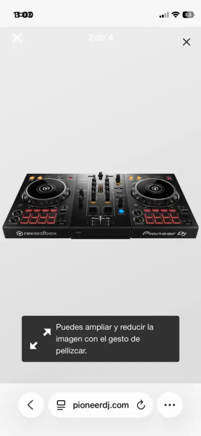 Controlador DJ Pioneer DDJ-400 con Rekordbox - miniatura 2