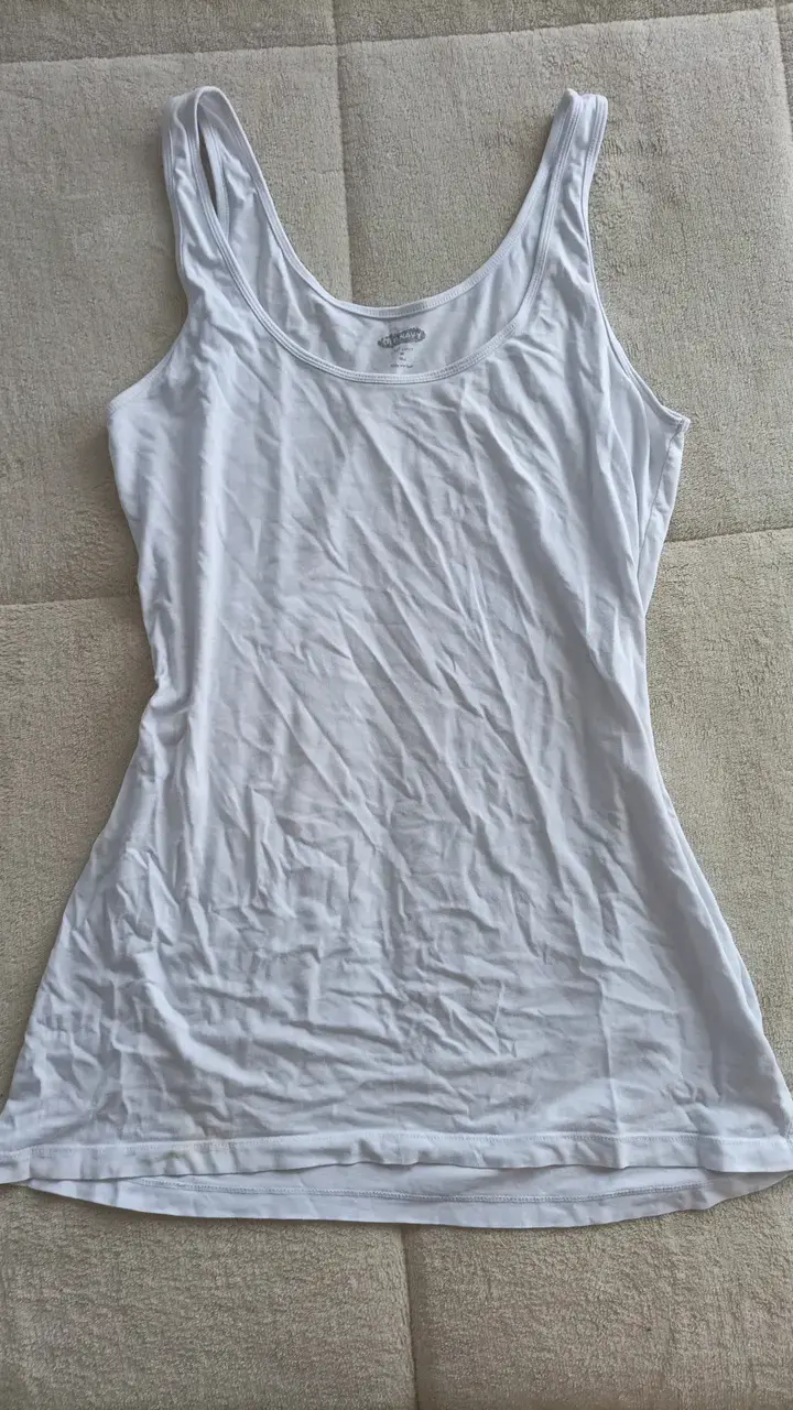 Polera sin mangas blanca Old Navy para mujer - 1