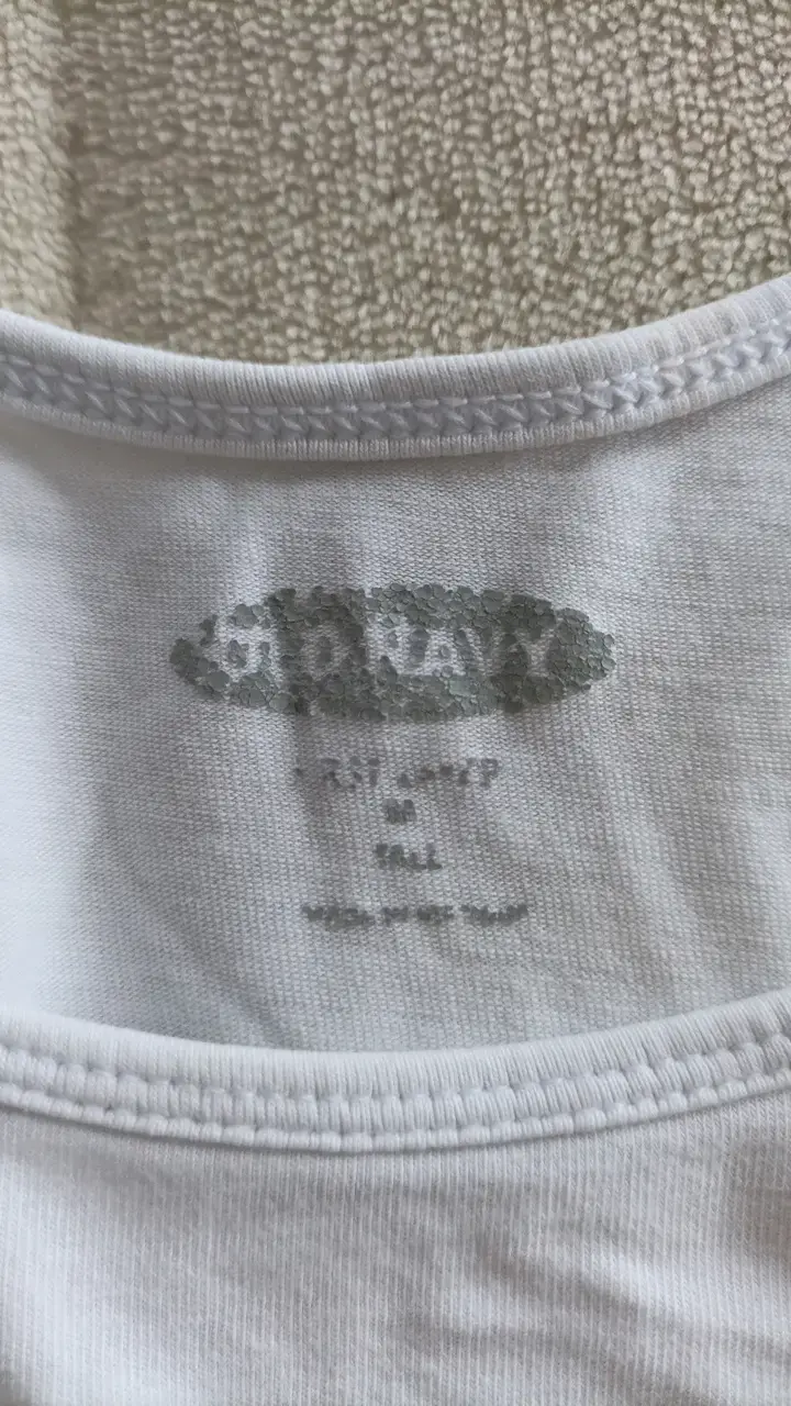 Polera sin mangas blanca Old Navy para mujer - 2