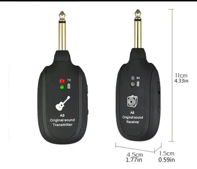 Transmisor y receptor de sonido A8 inalámbrico - miniatura 6