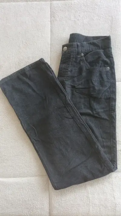 Jeans de pana negros Calvin Klein talla 40 - miniatura 1