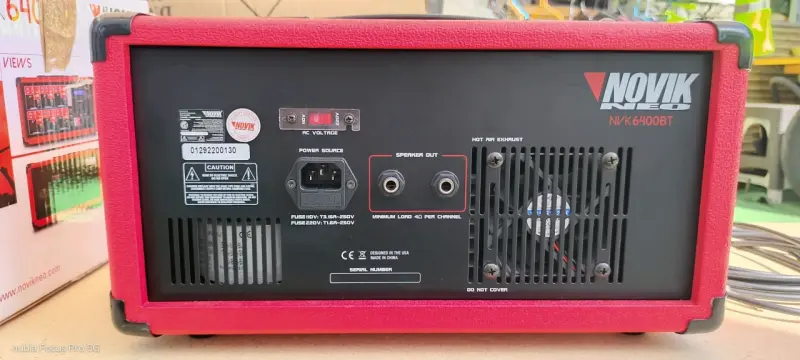 Amplificador Mezclador Novik Neo 6400BT 800W - 2