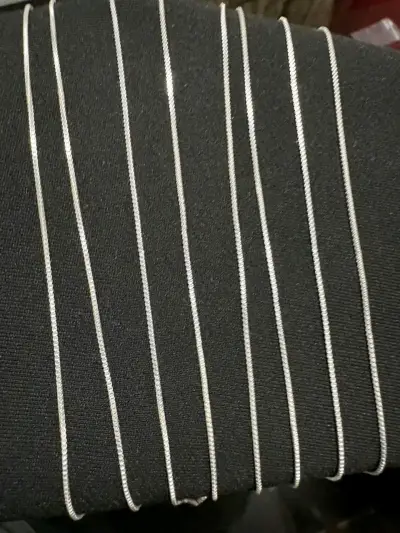 Cadena de plata estilo trenzado - miniatura 5