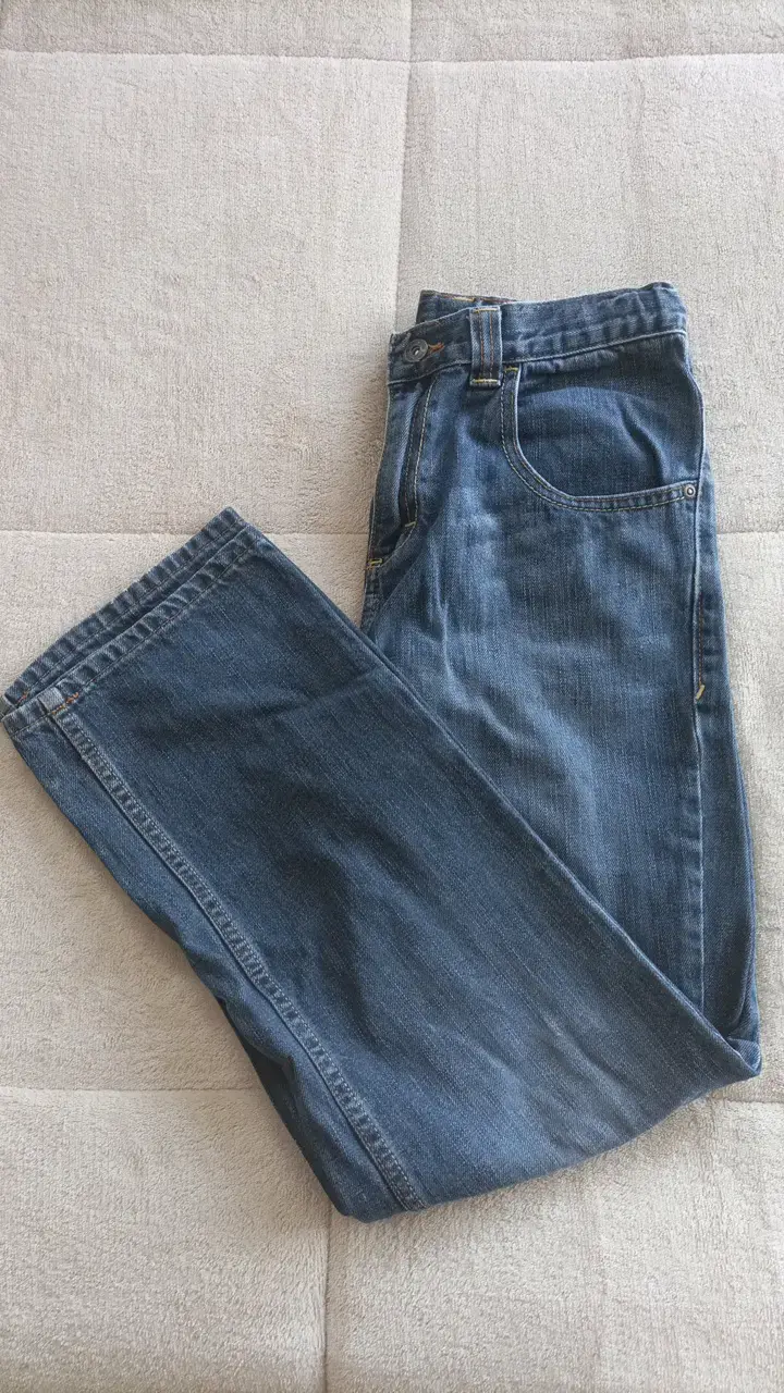 Jeans de mezclilla azul talla 14 regular - 1