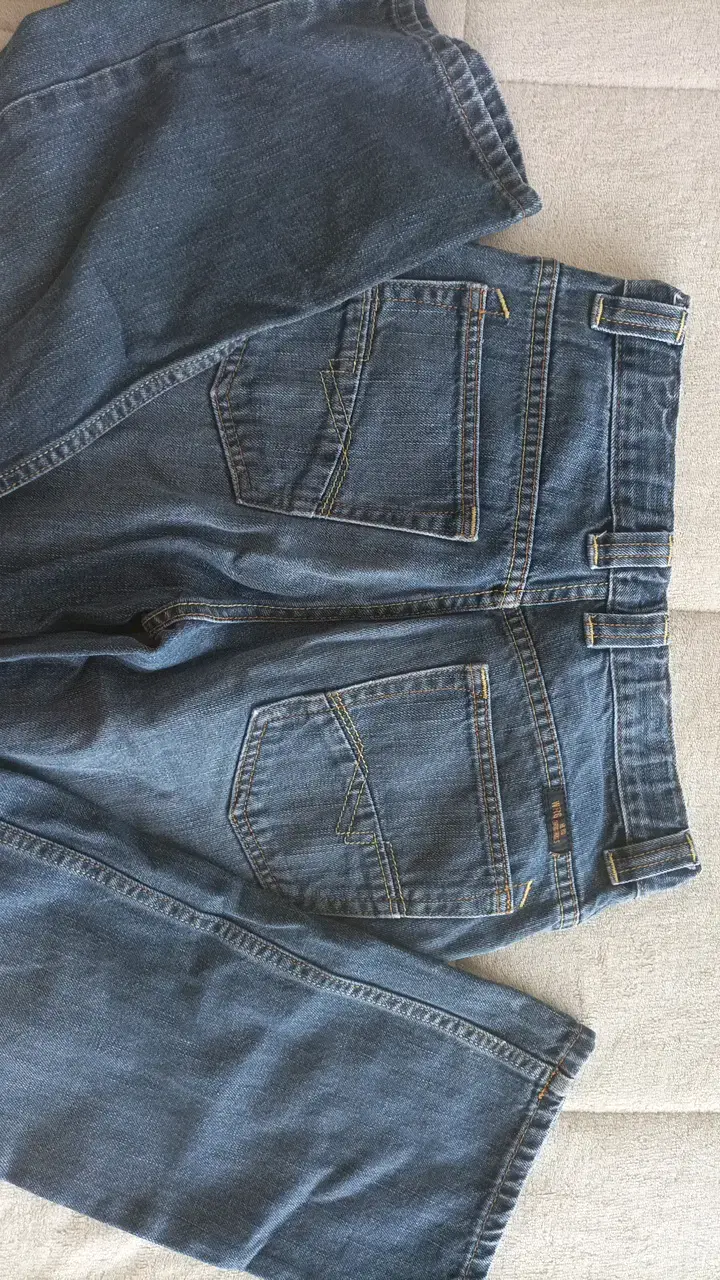 Jeans de mezclilla azul talla 14 regular - 2