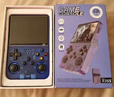 Consola de Juegos Portátil R36S Azul - miniatura 1