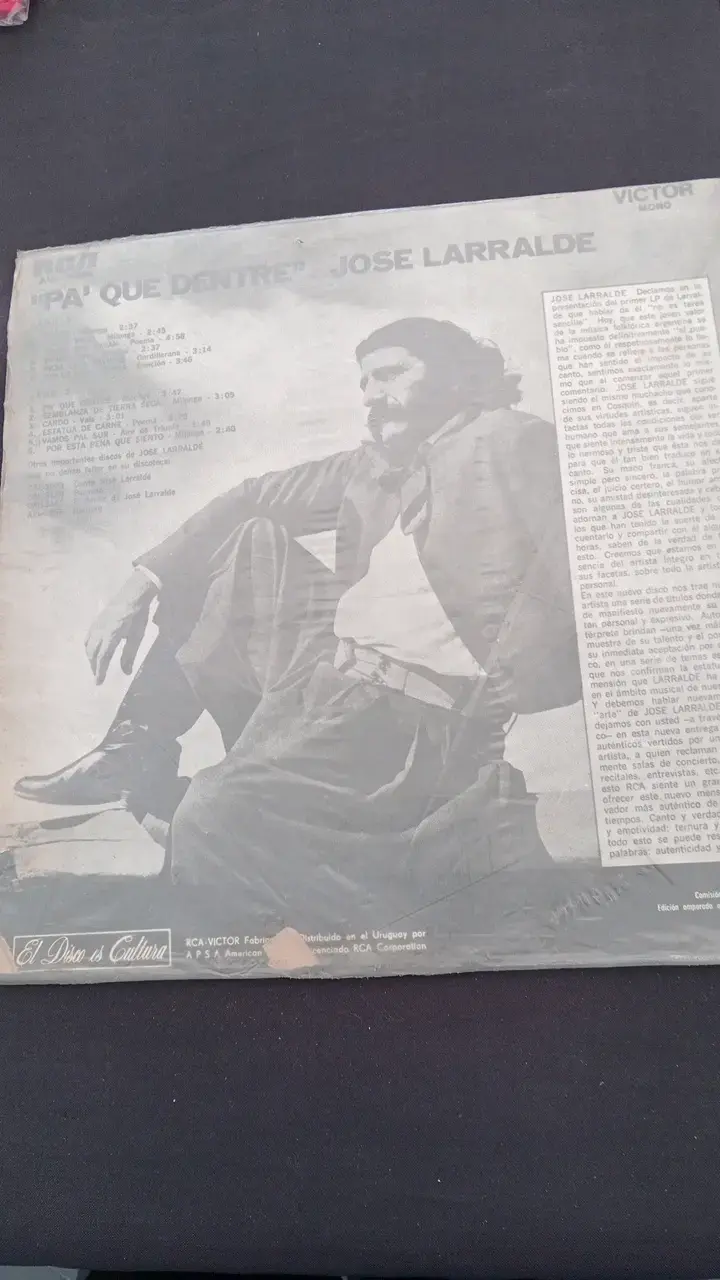 Vinilo José Larralde 'Pa' Que Dentre' RCA - 2