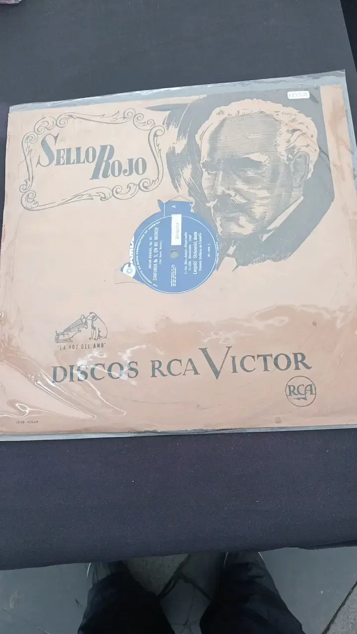 Disco de vinilo Sello Rojo RCA Victor
