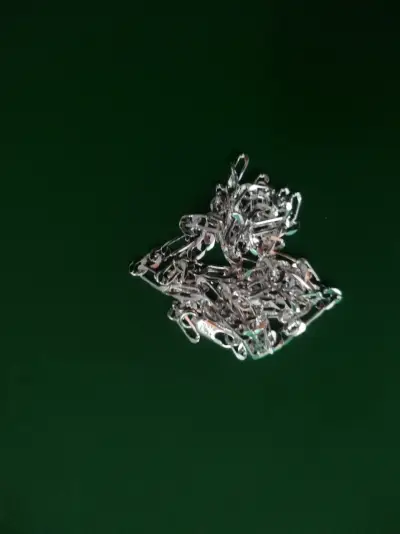 Cadena de plata larga nueva - miniatura 3