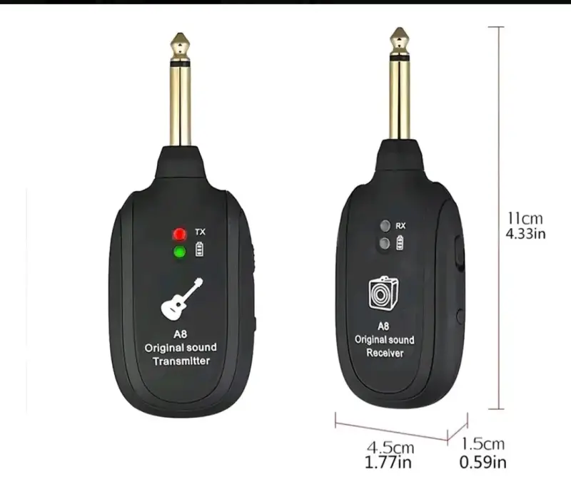 Transmisor y receptor de sonido A8 inalámbrico - 6