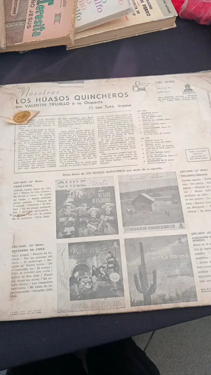 Vinilo Los Huasos Quincheros 'Nosotros' - 2