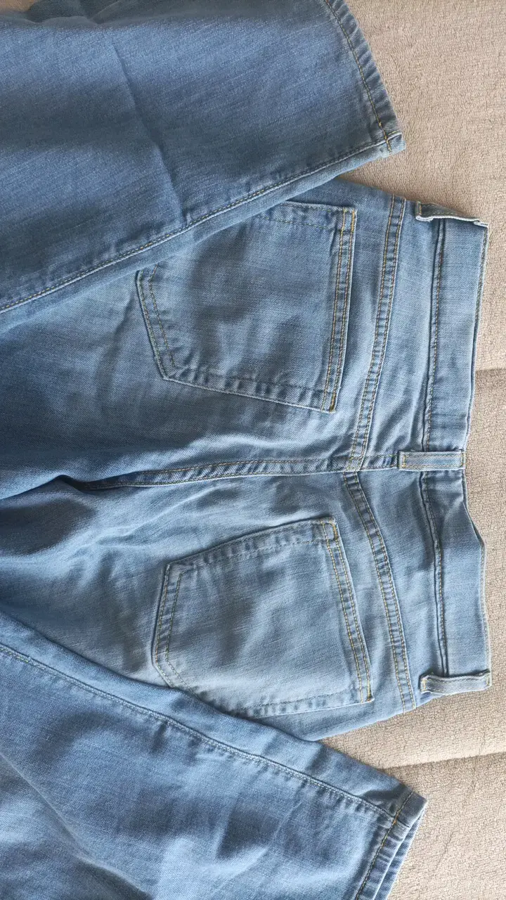Jeans azules rectos Sonoma para mujer - 3