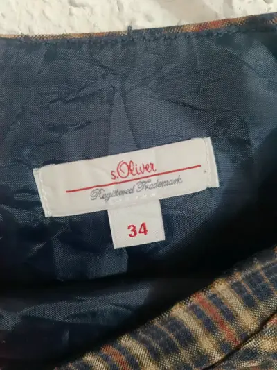 Falda corta a cuadros s.Oliver talla S - miniatura 2