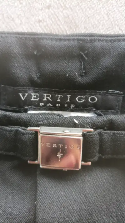 Pantalones de vestir negros Vertigo Paris - miniatura 2
