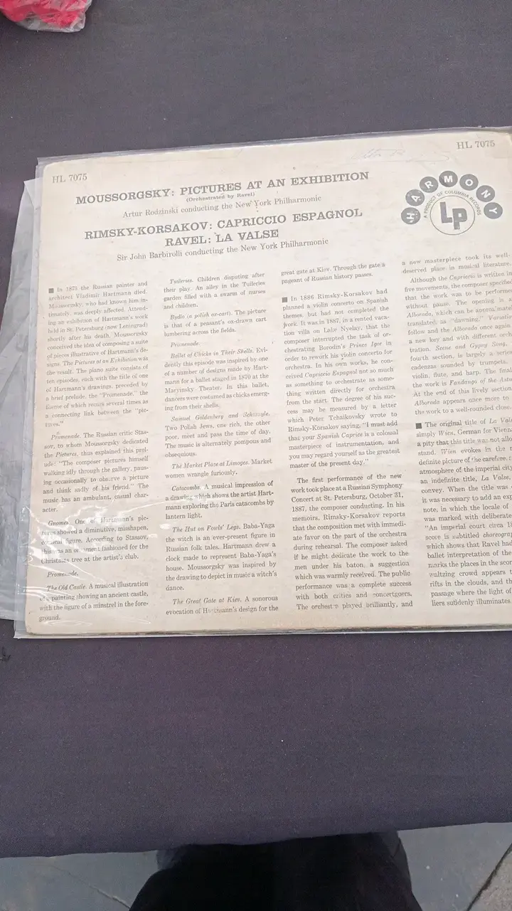 Vinilo Moussorgsky Pictures at an Exhibition - 2